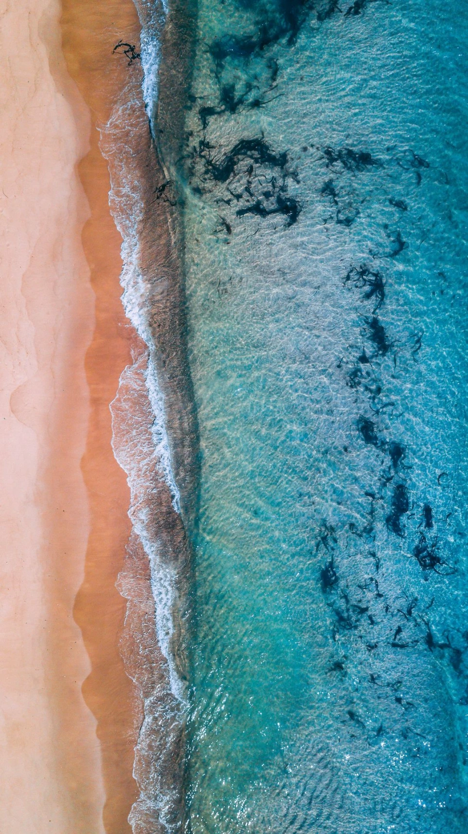 blue ocean waves